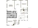 Second floor plan featuring three bedrooms, two bathrooms, a loft, laundry room, and open-to-below area at 454 S Rifle St, Aurora, CO 80017