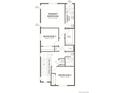 Second floor plan featuring primary bedroom with primary bath and walk-in closet and 2 additional bedrooms at 17105 E Alameda Pkwy, Aurora, CO 80017