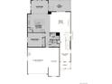 First floor floor plan with open gourmet kitchen, great room, mud room and two car garage at 24798 E 40Th Ave, Aurora, CO 80019