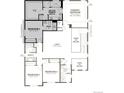 Second floor floor plan with bedrooms, bathrooms, loft, and laundry room at 24798 E 40Th Ave, Aurora, CO 80019