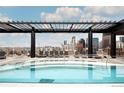 Rooftop pool and lounge area offering stunning city views at 1901 Wazee St # 707, Denver, CO 80202