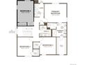 Upstairs floor plan featuring a primary bedroom with ensuite bath, three additional bedrooms, and another full bath at 24790 E 39Th Ave, Aurora, CO 80019