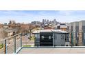 Rooftop deck offers stunning cityscape views of the city skyline at 3220 W 20Th Ave # 1, Denver, CO 80211
