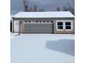Detached garage with single door and windows at 926 Perry St, Denver, CO 80204