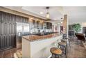 Modern kitchen with granite countertops and stainless steel appliances at 1020 15Th St # 42C, Denver, CO 80202