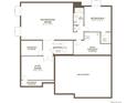 Basement plan includes rec room, flex room, bedroom, bath, and unfinished storage spaces at 9159 Ironwood St, Highlands Ranch, CO 80129