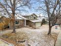 Charming two-story home with brick accents and a two-car garage in a quiet neighborhood at 3293 S Fairplay St, Aurora, CO 80014