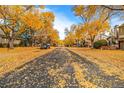 Autumnal street view showcasing homes with yellow leaves at 5202 Union Ct # 2, Arvada, CO 80002