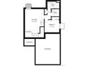 Basement floor plan featuring recreational room, bedroom 4, and bathroom 3 at 9092 Quintero St, Commerce City, CO 80022