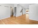 Bright living room features hardwood floors, neutral walls and an open floor plan perfect for entertaining at 7970 W 90Th Ave # 115, Broomfield, CO 80021
