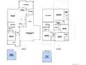 Detailed floor plan showcasing the layout of the home's two stories, garage and optional study/loft space at 98 Wooten Ave, Brighton, CO 80601
