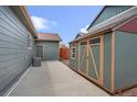 Backyard with a storage shed and plenty of space for outdoor activities at 1694 Jennifer St, Brighton, CO 80601