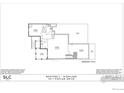 Basement floor plan for Westerly-Highland at 1611 Poplar Drive, showing unfinished storage, rec room and porch areas at 1611 Poplar Dr, Erie, CO 80516