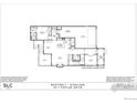 Main level floor plan for Westerly-Highland at 1611 Poplar Drive, showing kitchen, dining, Gathering, study and covered porch at 1611 Poplar Dr, Erie, CO 80516