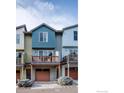Exterior of townhouses, showcasing modern design at 2164 E Hecla Dr # B, Louisville, CO 80027
