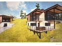 Two-story home with hot tub and deck; mountain views at 6319 Sunshine Canyon Dr, Boulder, CO 80302