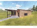 Contemporary home with large windows and balcony at 6319 Sunshine Canyon Dr, Boulder, CO 80302