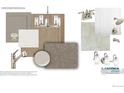 Bathroom design package featuring light color palette and modern fixtures at 2291 Peregrine Dr, Brighton, CO 80601