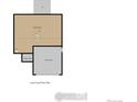 Lower level floor plan featuring vapor barrier and unexcavated areas at 787 Griffith St, Lochbuie, CO 80603