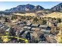 Townhome community nestled in the mountains with mountain views at 81 Benthaven Pl, Boulder, CO 80305