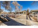 Nice curb appeal of this remodeled Ranch home with a long driveway at 990 Hazel Ct, Denver, CO 80204