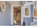 Inviting entryway with view of staircase and interior at 5526 Friends Pl, Boulder, CO 80303