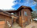 Wooden exterior of house showcasing architectural details at 1743 Hawthorn Pl, Boulder, CO 80304