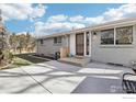 Charming back patio with modern finishes and a spacious layout at 1310 Toedtli Dr, Boulder, CO 80305