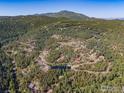 Wide shot of homes nestled in a wooded, mountainous area at 11957 Brook Rd, Golden, CO 80403