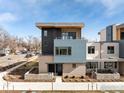 Contemporary home with brick and steel accents, offering a modern aesthetic at 2160 Folsom St, Boulder, CO 80302