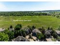 Aerial view of the home near the Boulder County Open Space and the Bobolink Trailhead at 5656 Cascade Pl, Boulder, CO 80303