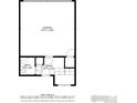 Detailed floor plan showcasing the layout with room dimensions and total area of 1403 square feet at 2051 N Downing St # 5, Denver, CO 80205