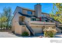 Modern townhouse featuring a private balcony and attached garage at 2954 Kalmia Ave # 34, Boulder, CO 80301