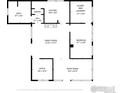 Detailed floor plan showcasing the layout of the home with dimensions for each room at 30690 Highway 72, Golden, CO 80403