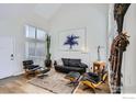 Bright living room boasts hardwood floors, modern furnishings, and contemporary decor at 3228 47Th St, Boulder, CO 80301