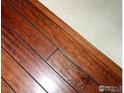 Close-up showcasing the rich tones and grain of the newly installed hardwood flooring at 3349 Sentinel Dr, Boulder, CO 80301