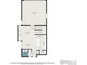 Detailed floor plan showcasing the layout of the home, including the garage, living spaces, and pantry at 317 Pyramid Peak St, Berthoud, CO 80513
