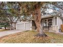 Attractive home exterior featuring a well-manicured lawn and mature trees at 13421 Humboldt Way, Thornton, CO 80241