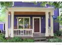 Inviting front porch with rocking chairs, columns, and a cozy entrance perfect for enjoying the outdoors at 2276 Goss Cir, Boulder, CO 80302