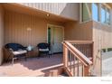 Welcoming front porch with comfortable seating and a charming address display at 3895 Norwood Ct, Boulder, CO 80304