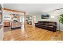 Open-concept living room showcasing hardwood floors and modern design elements at 175 S 32Nd St, Boulder, CO 80305