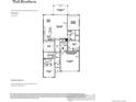 Detailed first-floor plan featuring a great room, kitchen, bedrooms, and a two-car garage at 3039 Newfound Lake Rd, Berthoud, CO 80513