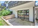 The patio has outdoor access with natural light and a view of the community landscape at 3295 34Th St # 62, Boulder, CO 80301