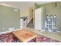 Inviting entryway featuring staircase, hardwood floors, with decorative accents at 4820 W 125Th Ave, Broomfield, CO 80020