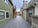 Spacious private deck with mountain views; perfect for outdoor entertaining or relaxing in style at 3025 Broadway St # 17, Boulder, CO 80304