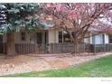 Cozy home with a fenced yard, mature trees, and landscaped front at 226 S 3Rd St, Berthoud, CO 80513