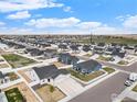 Well-planned neighborhood offers manicured lawns and sidewalks adding to the curb appeal in the community at 525 Bonneville Ave, Fort Lupton, CO 80621