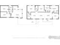 Detailed floor plan showing layout of rooms on two floors, including patio and porch at 59 N 9Th Ave # A & B, Brighton, CO 80601