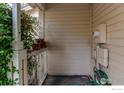 Covered porch area with privacy and some storage at 3840 Colorado Ave # D, Boulder, CO 80303