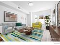 Bright living room with stylish furnishings and large windows offering ample natural light at 1707 Walnut St # 106, Boulder, CO 80302